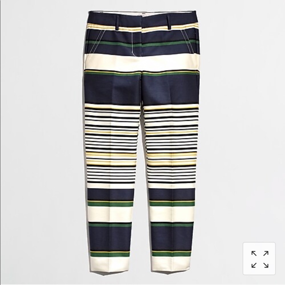 J. Crew Factory Skimmer Pant - Multistripe